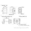 Transformador de pulso de potencia EP10 para el sistema de batería del automóvil